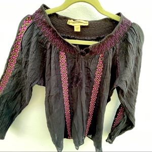 Vintage American Jeans Blouse